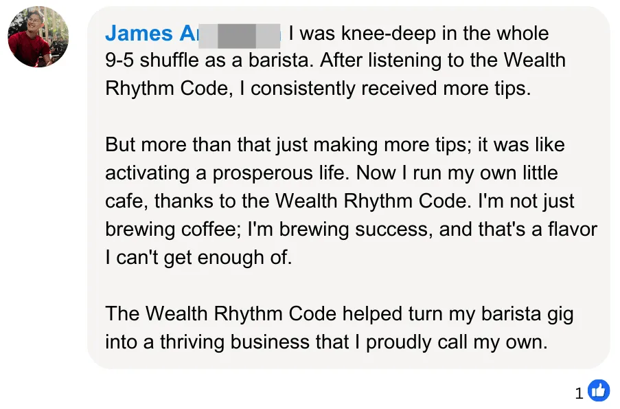 wealth rhythm code customer reviews